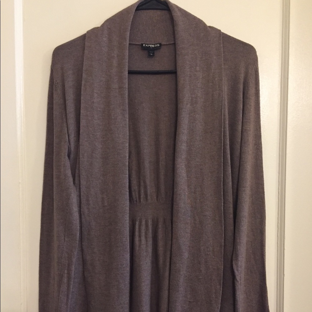Brown Express cardigan